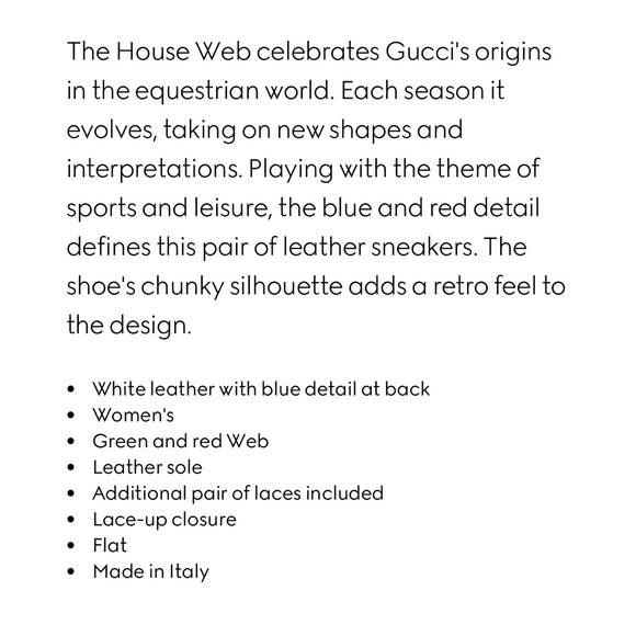 GUCCI Women’s Sneaker with Web size 39 - Picture 11 of 11